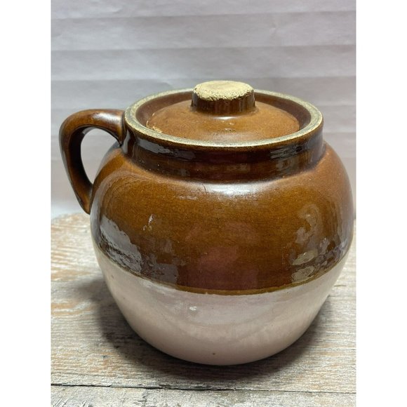 Robinson Ransbottom Pottery Vintage Crock #2 Quart Bean Pot 1 handle Jug - Picture 5 of 12